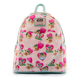 Loungefly: The Mandalorian - Grogu Valentines Backpack (ONLINE ORDER ONLY)