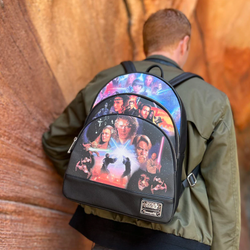 Loungefly: Star Wars - Trilogy 2 Triple Pocket Mini Backpack (ONLINE ORDER ONLY)