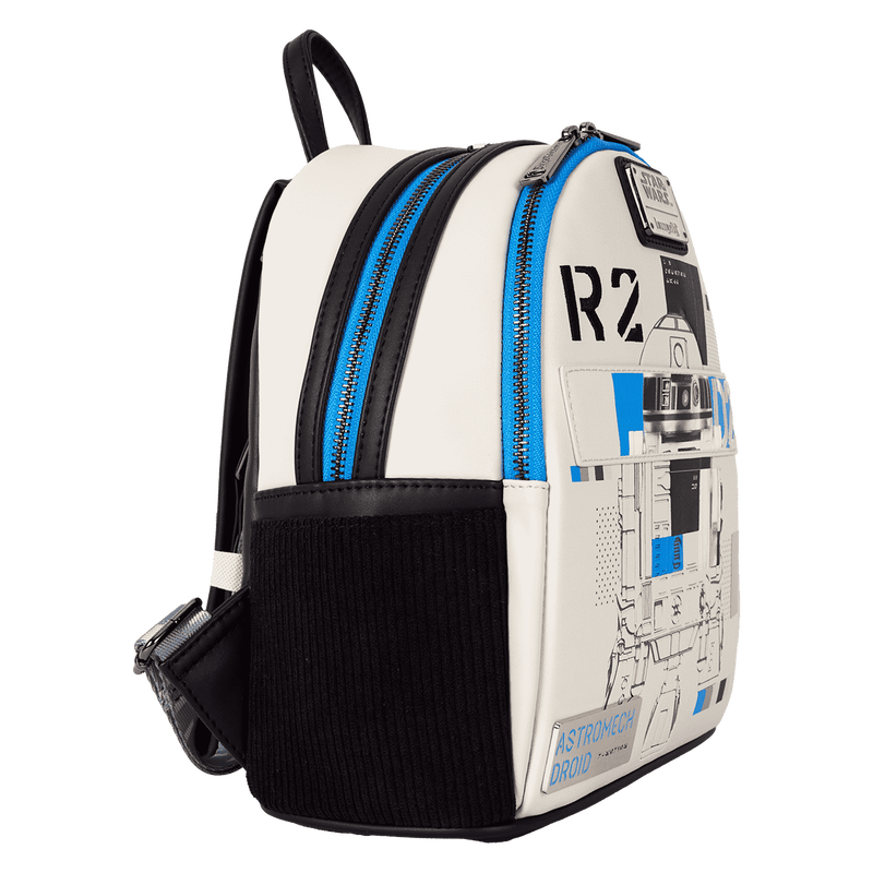 Loungefly Star Wars: The Power of the Force R2-D2 Astromech Droid Light Up Mini Backpack (Online Order Only)