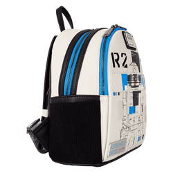 Loungefly Star Wars: The Power of the Force R2-D2 Astromech Droid Light Up Mini Backpack (Online Order Only)