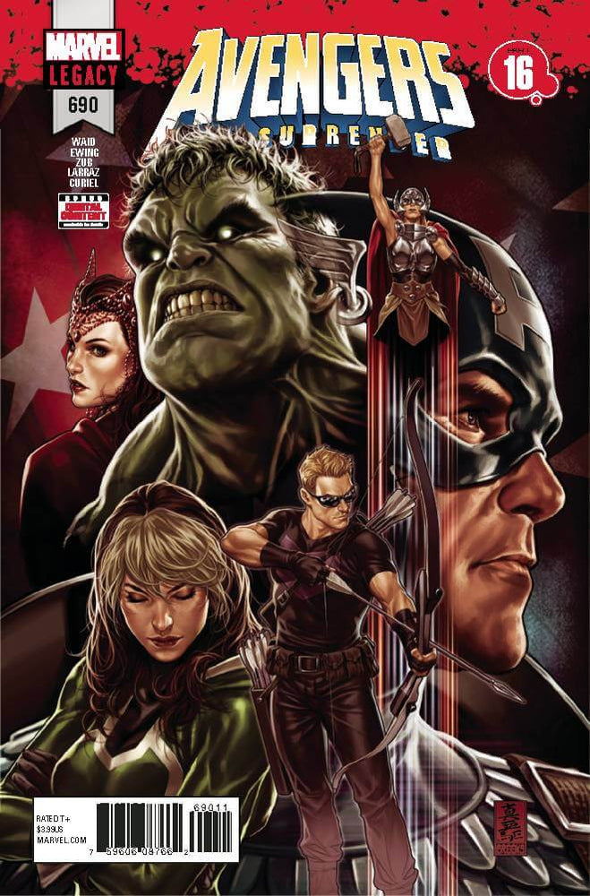 AVENGERS #690 Marvel Legacy Mark Brooks (04/25/2018) (ONLINE ORDER ONLY)