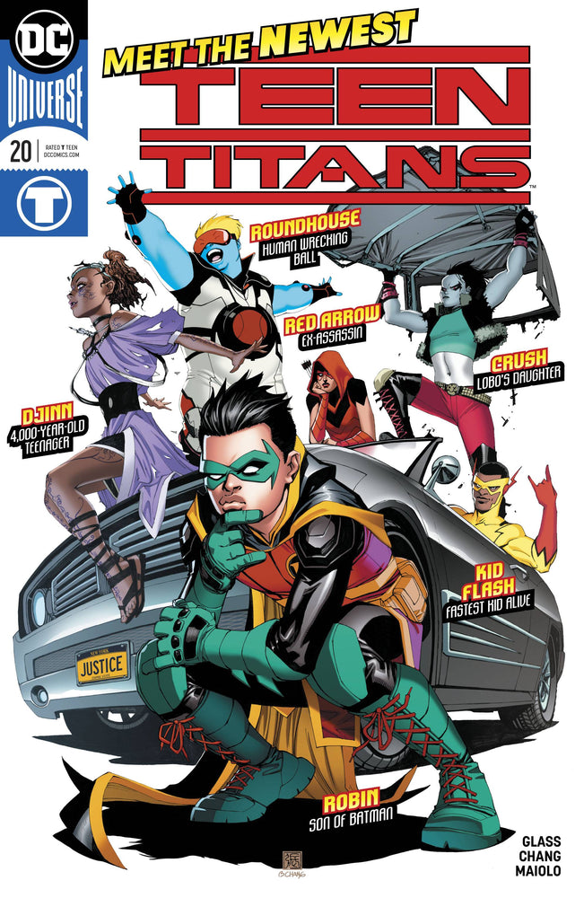 TEEN TITANS #20 A Bernard Chang Adam Glass Crush Lobo Daughter  (07/25/2018) DC (ONLINE ORDER ONLY)