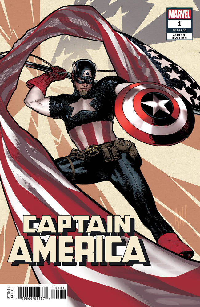 CAPTAIN AMERICA #1 Adam Hughes Variant (07/04/2018) (ONLINE ORDER ONLY)