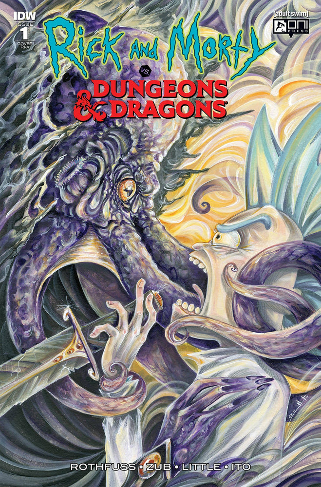 RICK & MORTY VS DUNGEONS & DRAGONS #1 (OF 4) IDW 1:10 Sara Richard Variant (08/29/2018) (ONLINE ORDER ONLY)