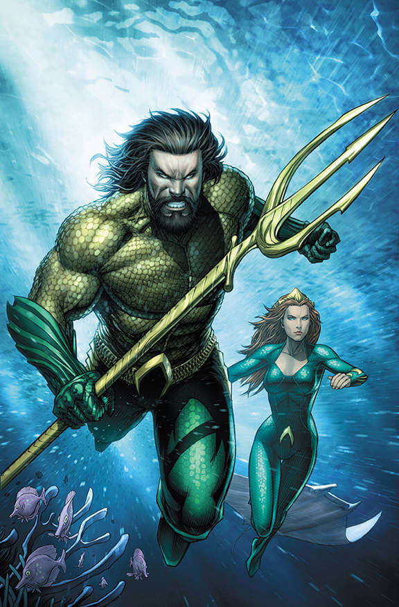 AQUAMAN JUSTICE LEAGUE DROWNED EARTH #1 B DC Dale Keown Variant (11/28/2018) (ONLINE ORDER ONLY)