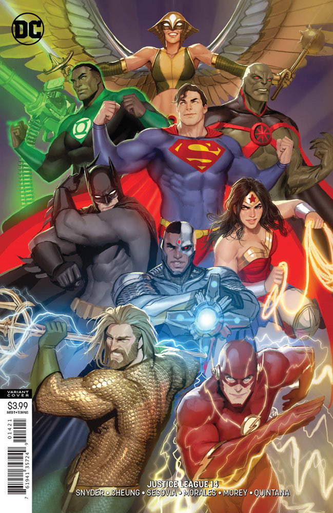 JUSTICE LEAGUE #14 B DC Stjepan Sejic Variant (12/19/2018) (ONLINE ORDER ONLY)