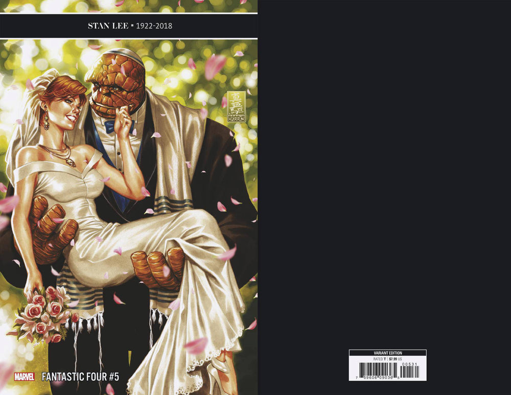 FANTASTIC FOUR #5 Marvel Mark Brooks Wedding Variant (12/26/2018) (ONLINE ORDER ONLY)