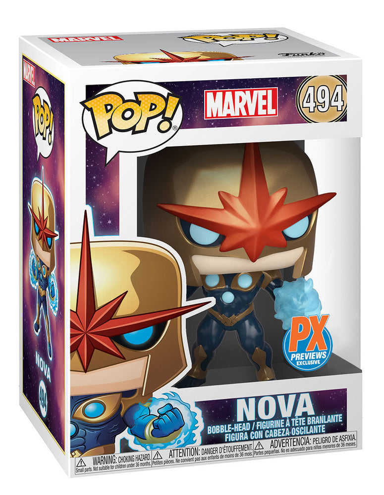 Pop! Marvel: Nova Prime Vinyl Figure #494 - Previews Exclusive (Online Order Only)