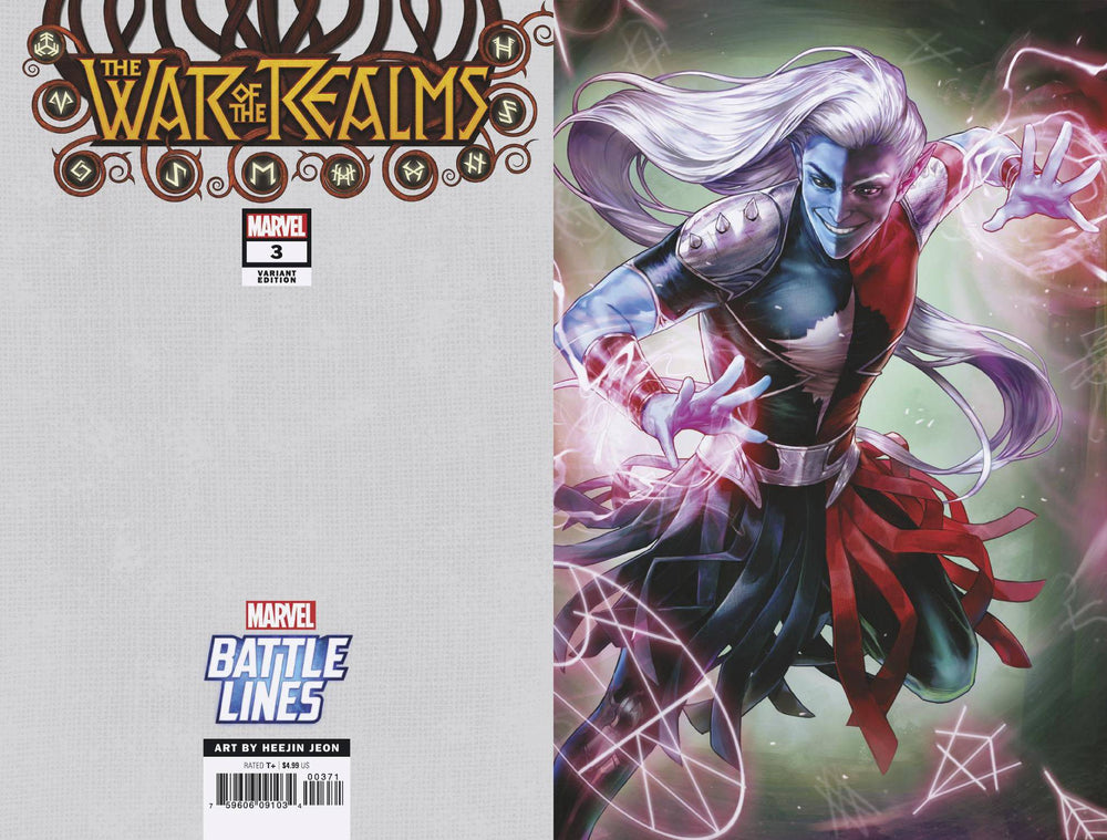 WAR OF REALMS #3 E (OF 6) HEEJIN JEON BATTLE LINES Variant (05/01/2019) MARVEL (ONLINE ORDER ONLY)