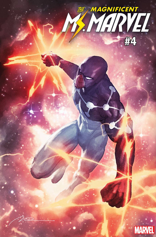 MAGNIFICENT MS MARVEL #4 B SPIDER-MAN COSMIC SUIT Variant (06/26/2019) MARVEL (ONLINE ORDER ONLY)