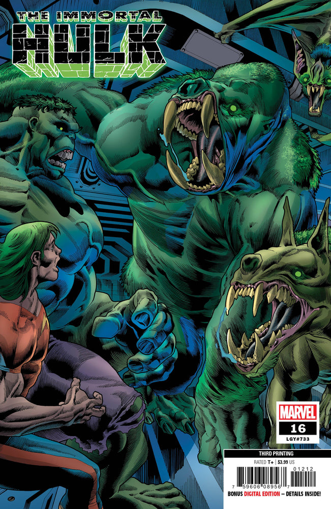 IMMORTAL HULK #16 3rd Print Variant (05/29/2019) MARVEL (ONLINE ORDER ONLY)