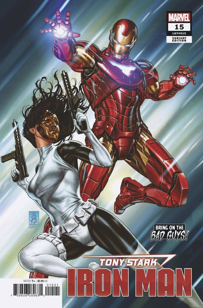 TONY STARK IRON MAN #15 B Mark BROOKS BOBG Variant (08/21/2019) MARVEL (ONLINE ORDER ONLY)