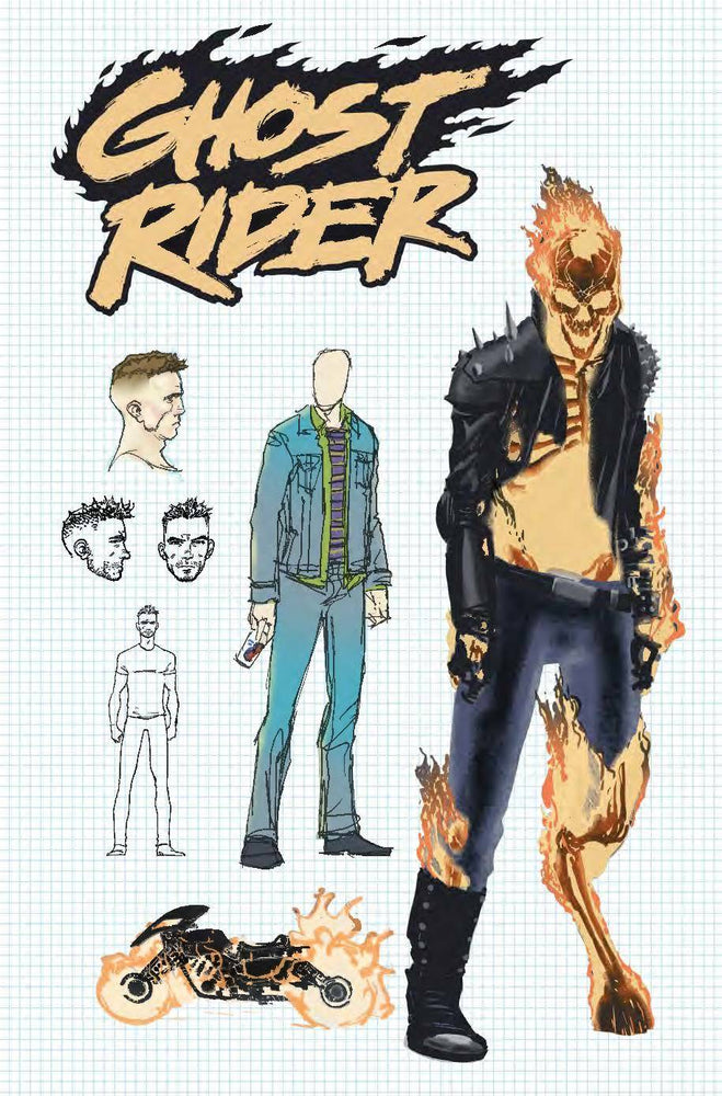 GHOST RIDER #1 1:10 Aaron KUDER DESIGN Variant (10/02/2019) Marvel (ONLINE ORDER ONLY)