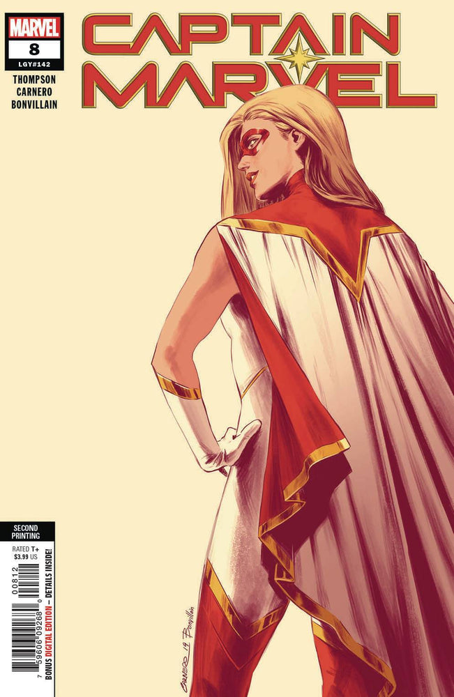 CAPTAIN MARVEL #8 2nd Print Carmen Nunez Carnero Star Spoiler Variant (08/21/2019) MARVEL (ONLINE ORDER ONLY)