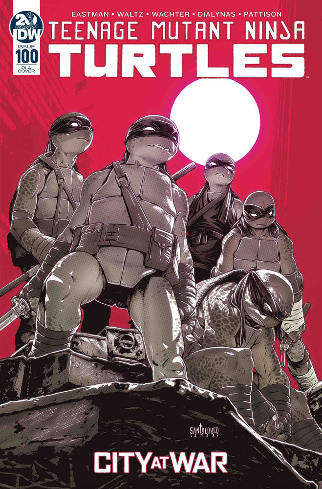 TMNT ONGOING #100 1:10 Mateus SANTOLOUCO Variant Teenage Mutant Ninja Turtles (12/11/2019) IDW (ONLINE ORDER ONLY)