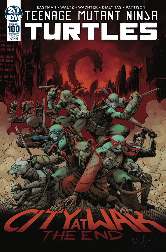 TMNT ONGOING #100 A Dave WACHTER Tom Waltz Teenage Mutant Ninja Turtles (12/11/2019) IDW (ONLINE ORDER ONLY)