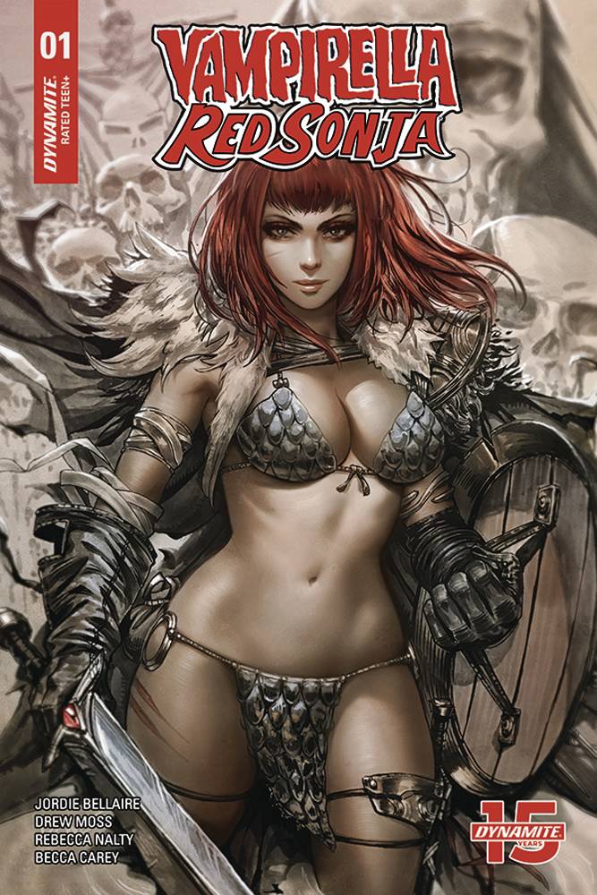 RED SONJA VAMPIRELLA #1 1:15 Derrick Chew FOC Variant (09/04/2019) DYNAMITE (ONLINE ORDER ONLY)