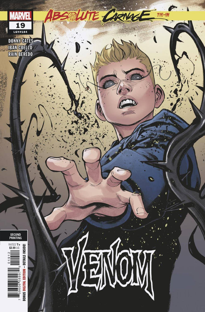 VENOM #19 2nd Print Iban Coello Variant AC (12/11/2019) Marvel (ONLINE ORDER ONLY)