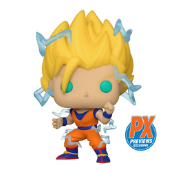 Funko POP! Dragon Ball Z - Super Saiyan Goku (With Energy) Vinyl Figure #865 Preview Exclusives (PX) [READ DESCRIPTION] (ONLINE ORDER ONLY)