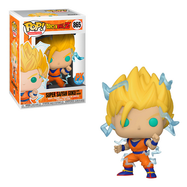 Funko POP! Dragon Ball Z - Super Saiyan Goku (With Energy) Vinyl Figure #865 Preview Exclusives (PX) [READ DESCRIPTION] (ONLINE ORDER ONLY)