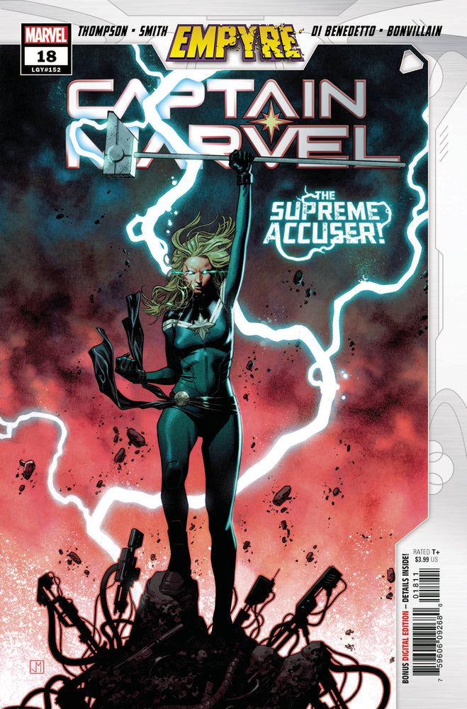Captain Marvel #18 A Pepe Larraz Kelly Thompson Emp (07/29/2020) Marvel (ONLINE ORDER ONLY)