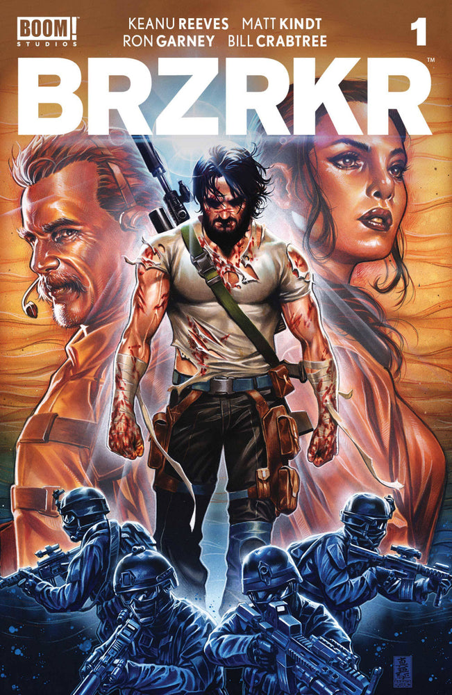 Brzrkr (Berzerker) #1 B Mark Brooks Variant Keanu Reeves (Mr) (03/03/2021) Boom (ONLINE ORDER ONLY)