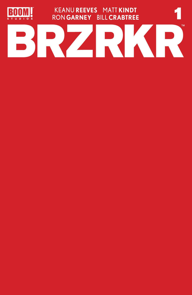 Brzrkr (Berzerker) #1 1:10 Red Blank Sketch Variant (Mr) (03/03/2021) Boom (ONLINE ORDER ONLY)