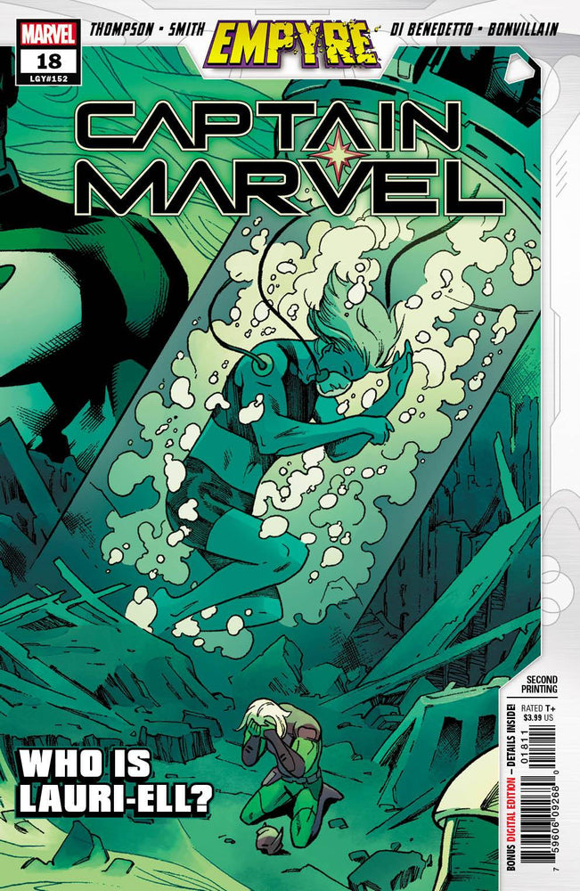Captain Marvel #18 2nd Print Cory Smith Variant (09/02/2020) Marvel (ONLINE ORDER ONLY)