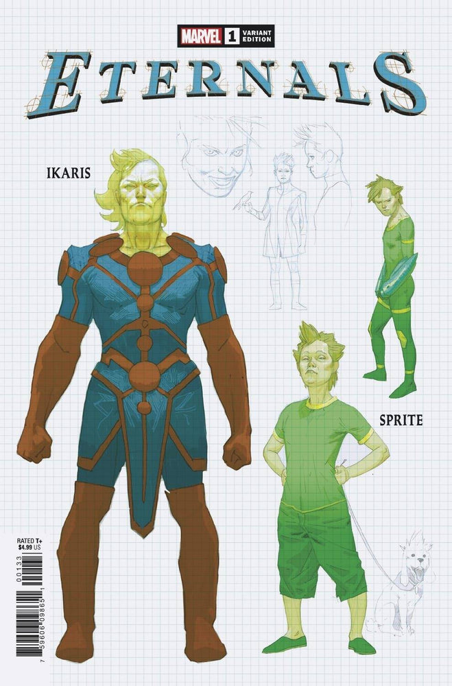 Eternals #1 1:10 Esad Ribic Design Variant (01/06/2021) Marvel (ONLINE ORDER ONLY)
