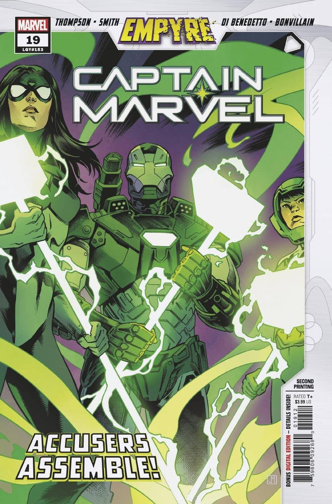Captain Marvel #19 2nd Print Cory Smith Variant Emp (09/16/2020) Marvel (ONLINE ORDER ONLY)