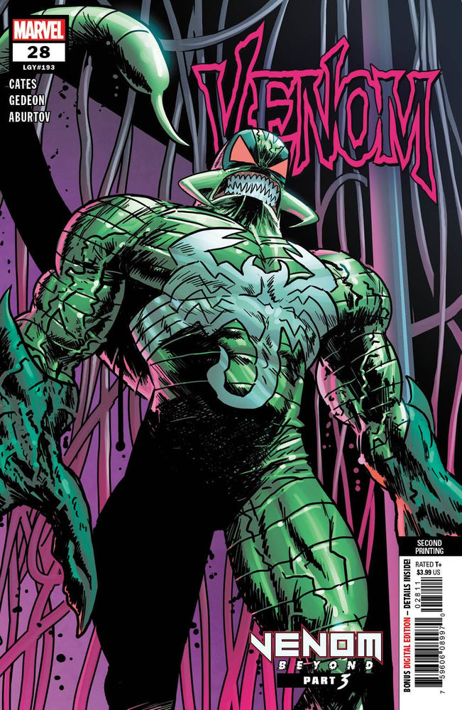 Venom #28 2nd Print Variant (11/04/2020) Marvel (ONLINE ORDER ONLY)