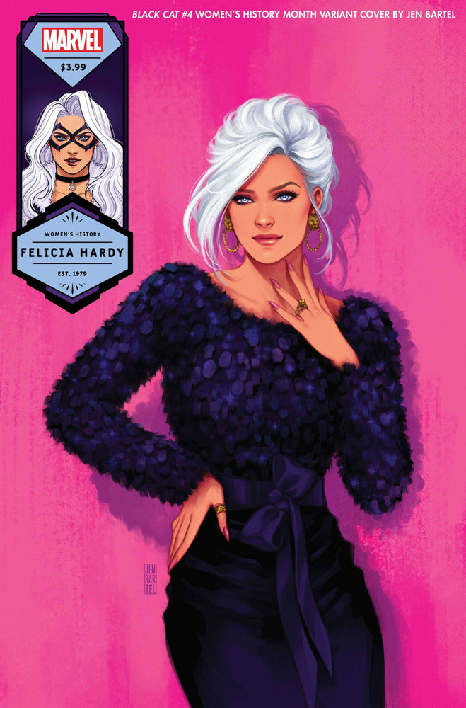 Black Cat #4 C Jen Bartel Black Cat Womens History Month Variant Kib (03/31/2021) Marvel (ONLINE ORDER ONLY)
