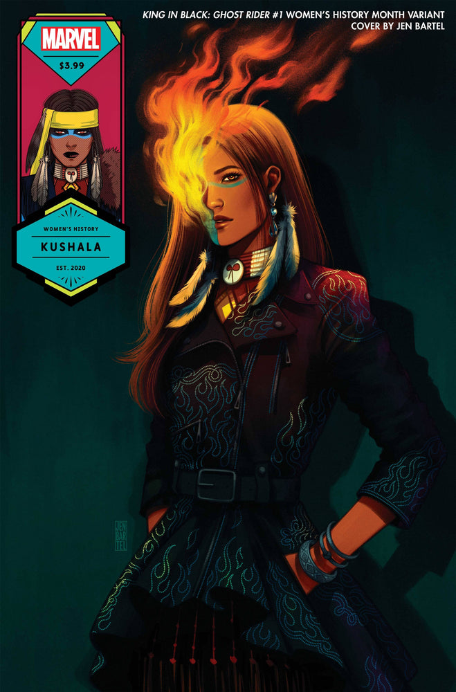 King In Black Ghost Rider #1 C Jen Bartel Womens History Variant (03/31/2021) Marvel (ONLINE ORDER ONLY)