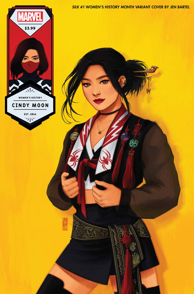 Silk #1 E (Of 5) Jen Bartel Silk Womens History Month Variant (03/31/2021) Marvel (ONLINE ORDER ONLY)