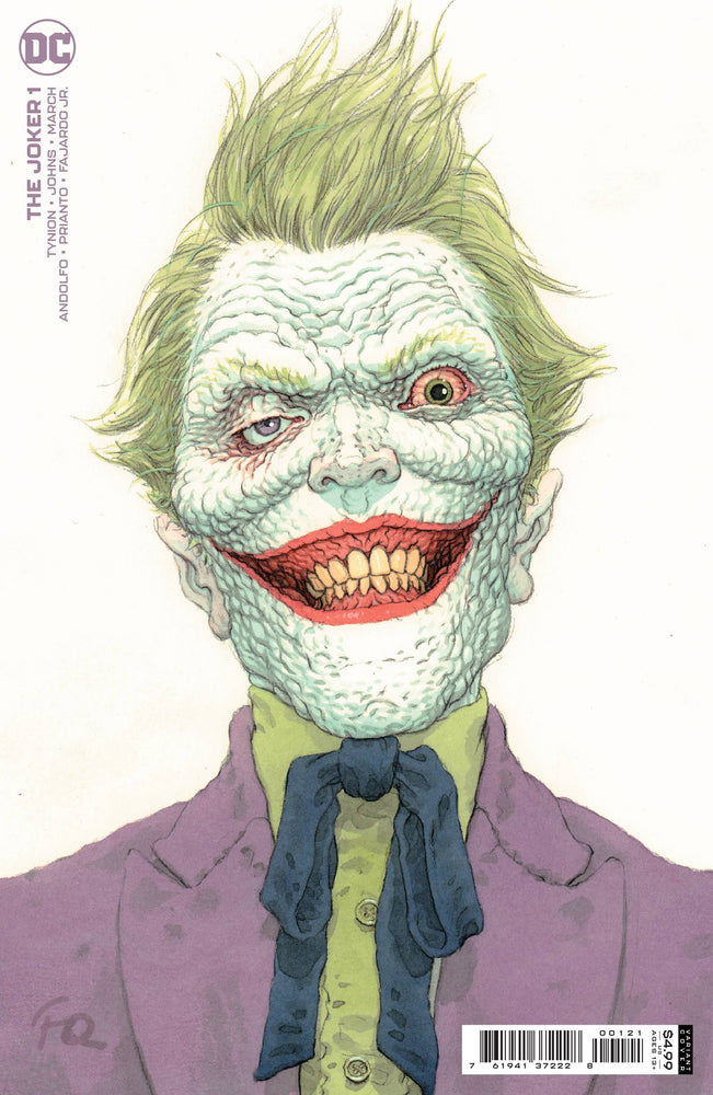 Joker #1 B Frank Quitely Variant Batman (03/09/2021) Dc (ONLINE ORDER ONLY)
