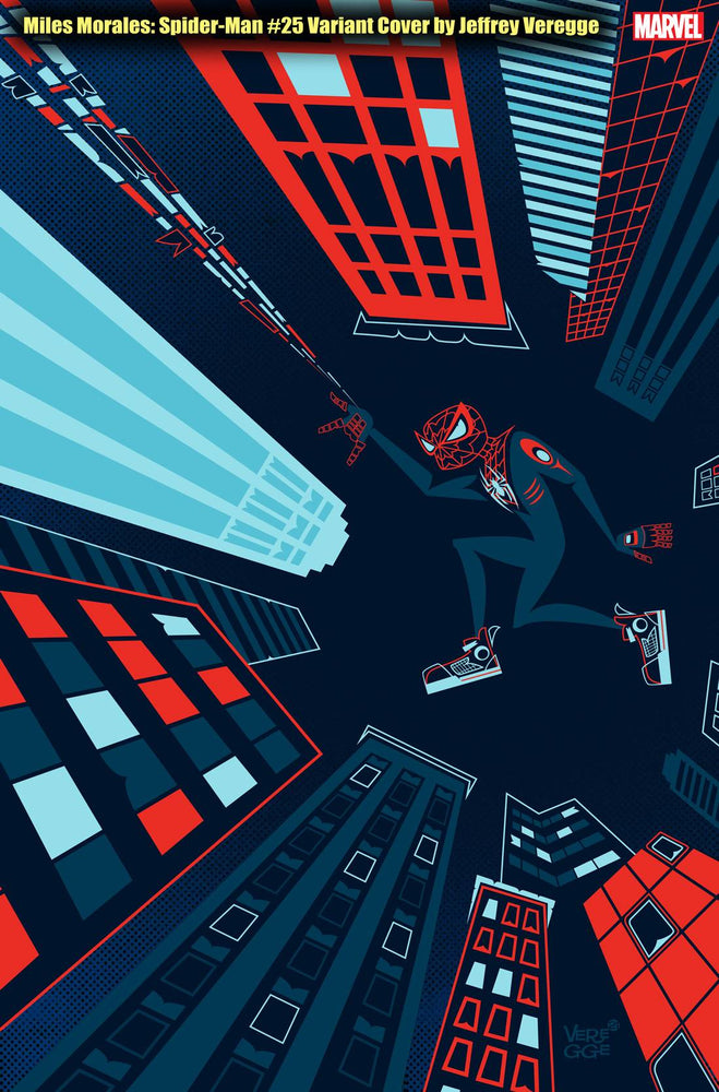Miles Morales Spider-Man #25 E Jeffrey Veregge Variant (04/28/2021) Marvel (ONLINE ORDER ONLY)