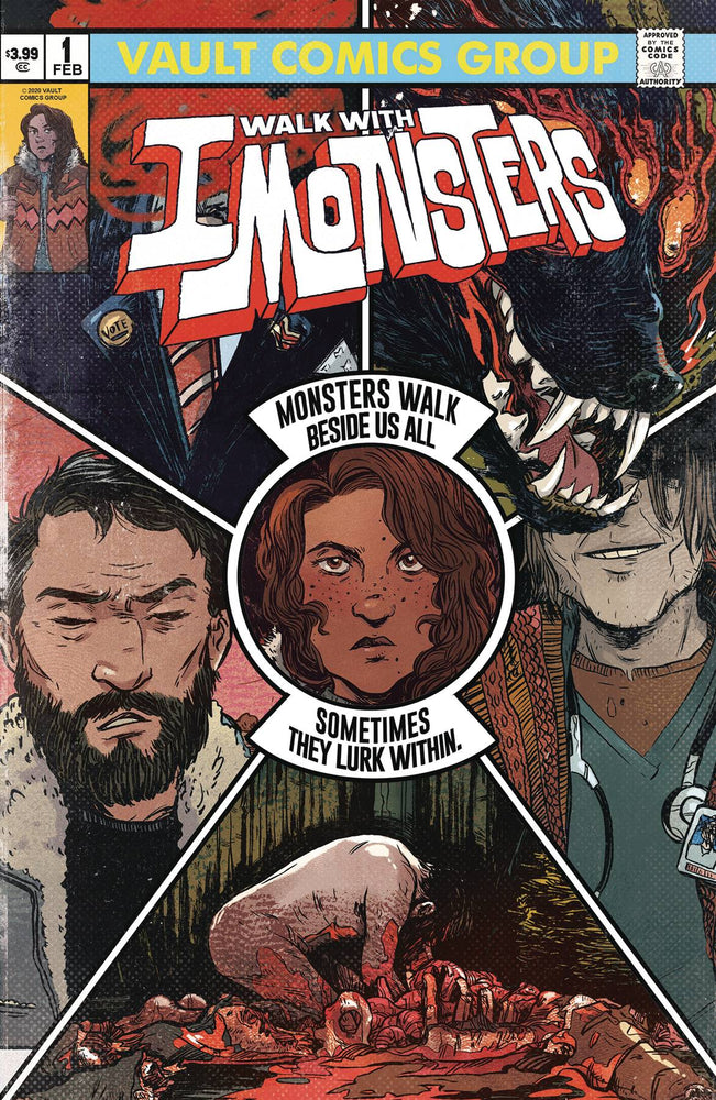 I Walk With Monsters #1 2nd Print Tim Daniel Homage Variant (Mr) (02/10/2021) Vault (ONLINE ORDER ONLY)