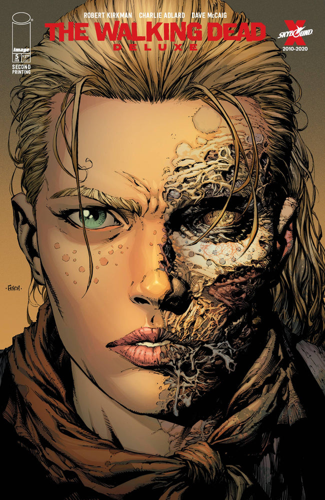 Walking Dead Dlx #5 2nd Print David Finch Headshot Variant (Mr) (02/24/2021) Image (ONLINE ORDER ONLY)
