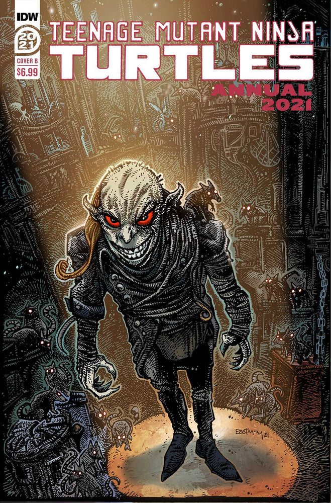 Tmnt Annual 2021 B Kevin Eastman Variant Teenage Mutant Ninja Turtles (07/28/2021) Idw (ONLINE ORDER ONLY)