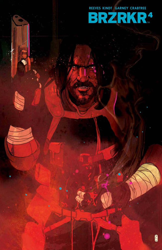 Brzrkr (Berzerker) #4 B Christian Ward Variant Keanu Reeves (Mr) (07/28/2021) Boom (ONLINE ORDER ONLY)