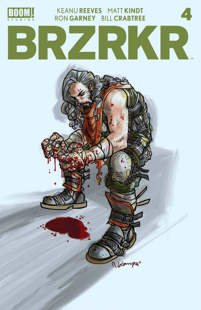 Brzrkr (Berzerker) #4 C Rafael Grampa Foil Variant Keanu Reeves (Mr) (07/28/2021) Boom (ONLINE ORDER ONLY)