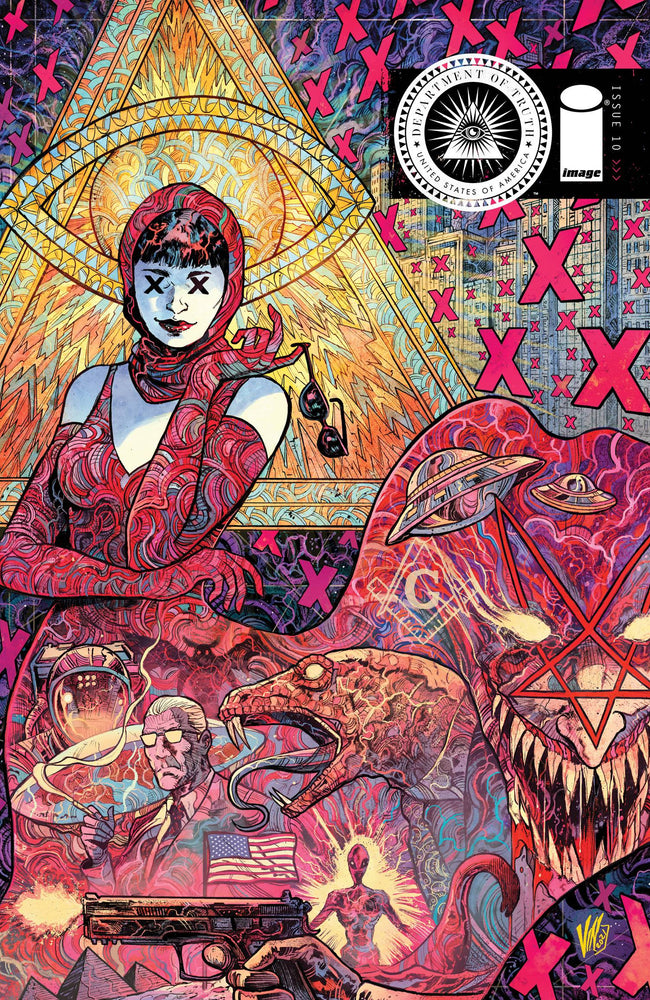 Department Of Truth #10 B Vincenzo Riccardi Variant (Mr) (06/30/2021) Image (ONLINE ORDER ONLY)