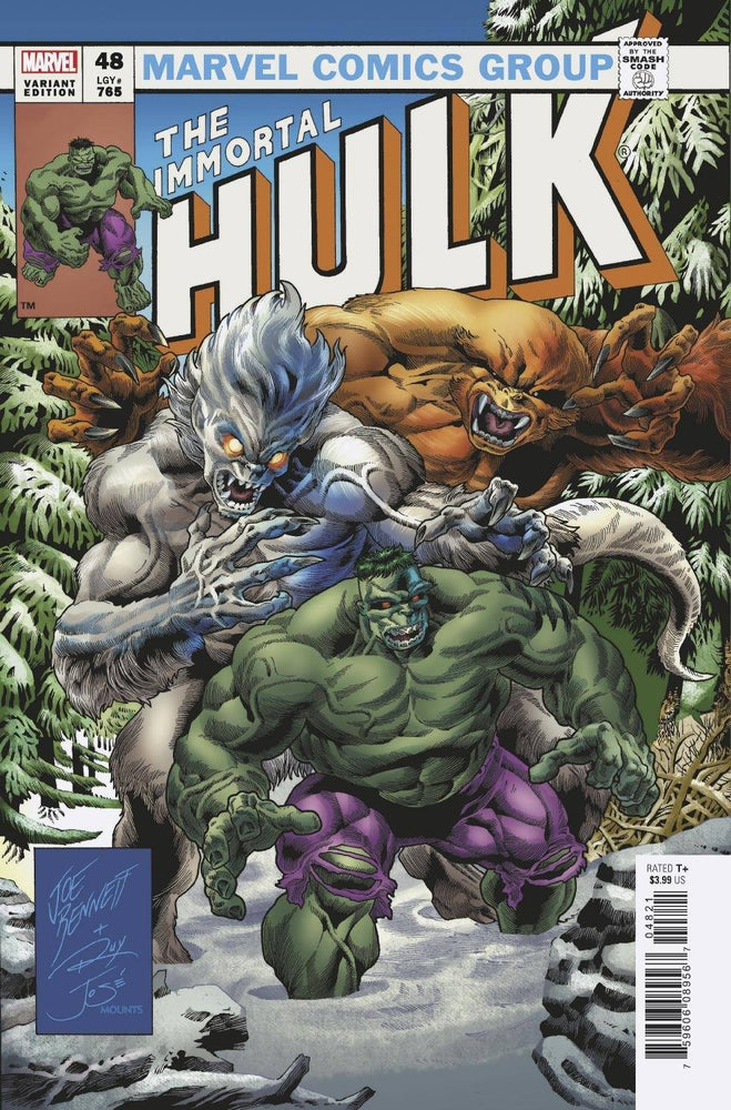 Immortal Hulk #48 B Joe Bennett Homage Variant (07/07/2021) Marvel (ONLINE ORDER ONLY)