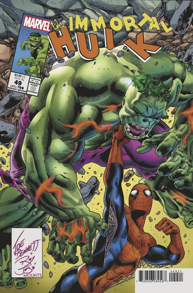 Immortal Hulk #49 B Joe Bennett Homage Variant (08/04/2021) Marvel (ONLINE ORDER ONLY)