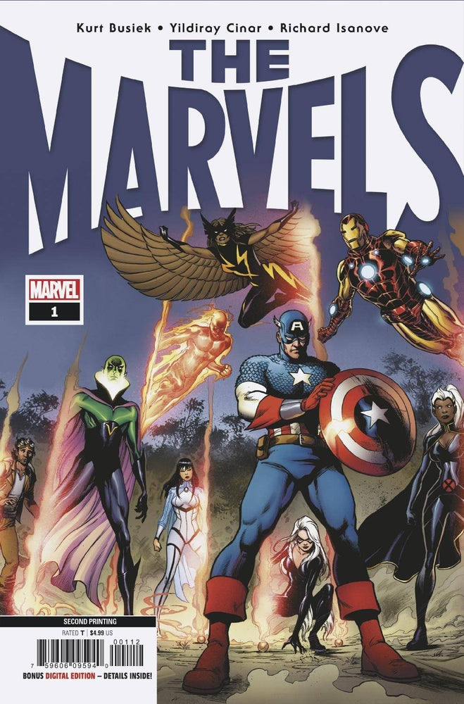 The Marvels #1 2nd Print Yildiray Cinar Variant (06/09/2021) Marvel (ONLINE ORDER ONLY)