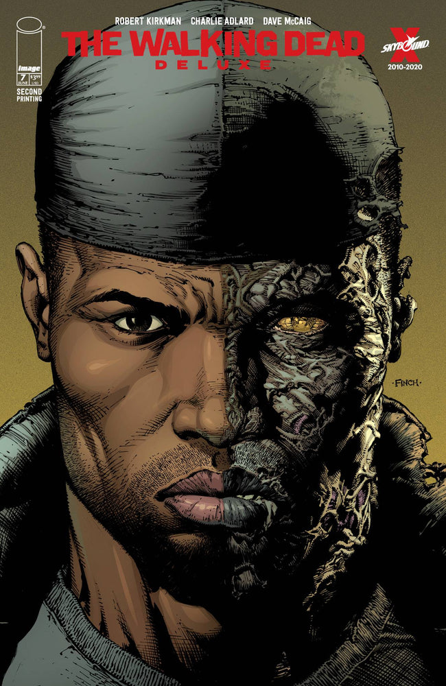 Walking Dead Dlx #7 2nd Print David Finch Headshot Variant (Mr) (06/30/2021) Image (ONLINE ORDER ONLY)
