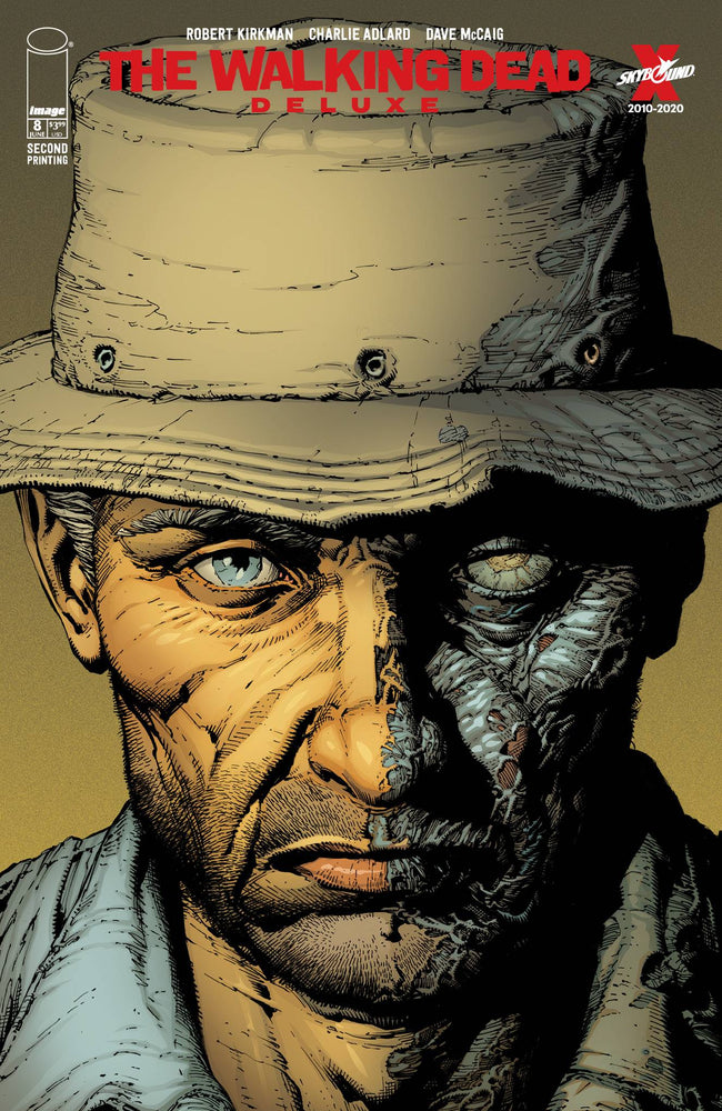 Walking Dead Dlx #8 2nd Print David Finch Headshot Variant (Mr) (06/30/2021) Image (ONLINE ORDER ONLY)
