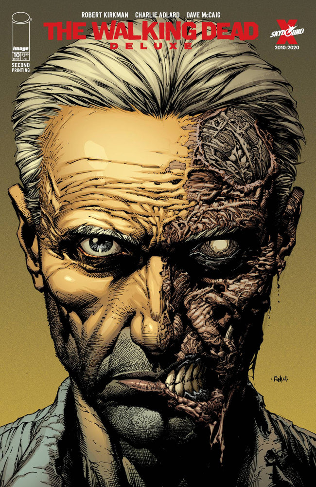 Walking Dead Dlx #10 2nd Print David Finch Headshot Variant (Mr) (06/30/2021) Image (ONLINE ORDER ONLY)