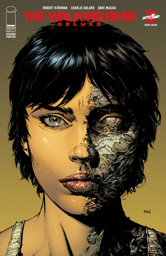 Walking Dead Dlx #11 2nd Print David Finch Headshot Variant (Mr) (06/30/2021) Image (ONLINE ORDER ONLY)