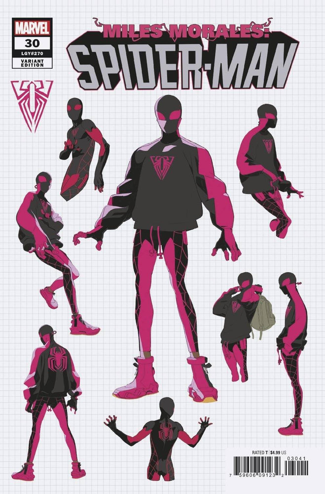 Miles Morales Spider-Man #30 1:10 Chase Conley Design Variant (09/29/2021) Marvel (ONLINE ORDER ONLY)